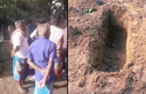 சுடுகாட்டில் நடந்த மர்மம்: குடும்பத்தினர் அதிர்ச்சி அடைந்த சம்பவம்!