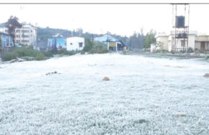 “வெள்ளை போர்வையில் உதகை”