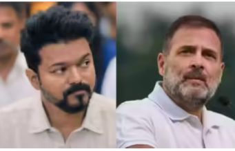 “தமிழ் குரலை அடக்க முடியாது – விஜய்க்கு ராகுல் காந்தி குரல்!”