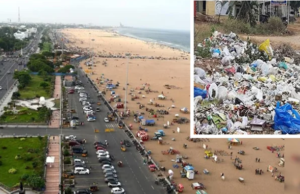 “மெரினாவில் தினமும் டன் கணக்கில் குப்பை: பொதுமக்களுக்கு மாநகராட்சி கடும் எச்சரிக்கை – பொறுப்பு நமக்கே!”