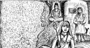 “செல்வம் தோற்கும் இடத்தில் துறவு உயர்கிறது”-திருக்குறள் 22”