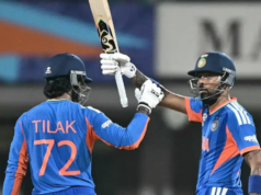 சஞ்சு சாம்சன் அதிரடி: வெஸ்ட் இண்டீஸை வீழ்த்தி அரையிறுதிக்கு முன்னேறியது இந்தியா – இங்கிலாந்துடன் மோதல் உறுதி! ஈடன் கார்டனில் சஞ்சு சாம்சன் அடித்த சிக்ஸர் மற்றும் இந்திய அணி கொண்டாட்டம்